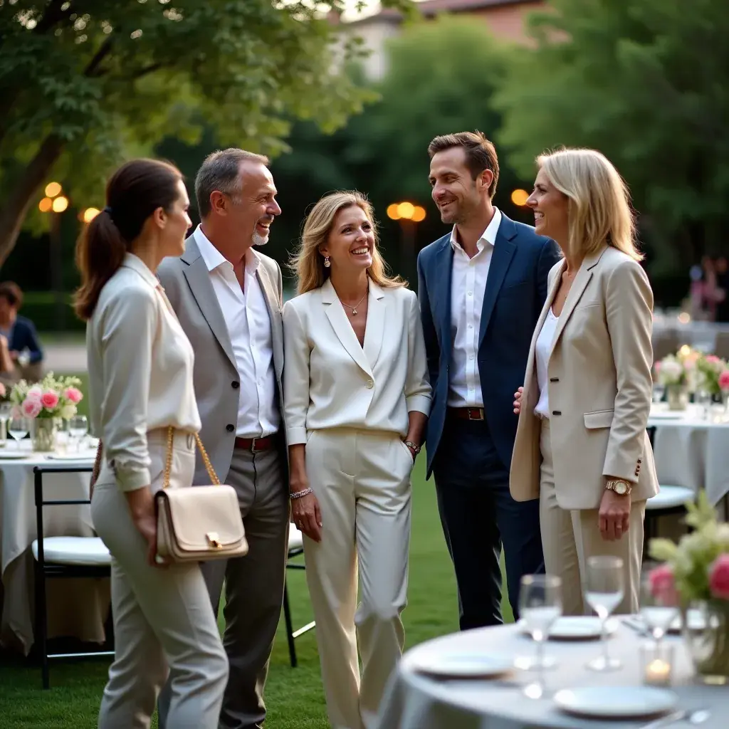 Incontro tra consulenti e clienti per discutere strategie